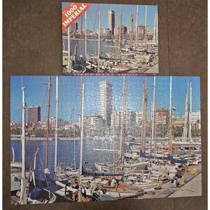 Waddingtons House of Games Alicante, Spain 1000 Piece Puzzle Vintage COMPLETE